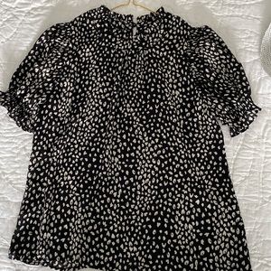 Ladies black dressy top